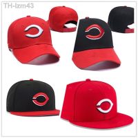 [Cincinnati Reds] Reds หมวกแหลมอินเทรนด์สำหรับผู้ชายและผู้หญิงเวอร์ชั่นเกาหลีของหมวกเบสบอลหมวกปัก NY