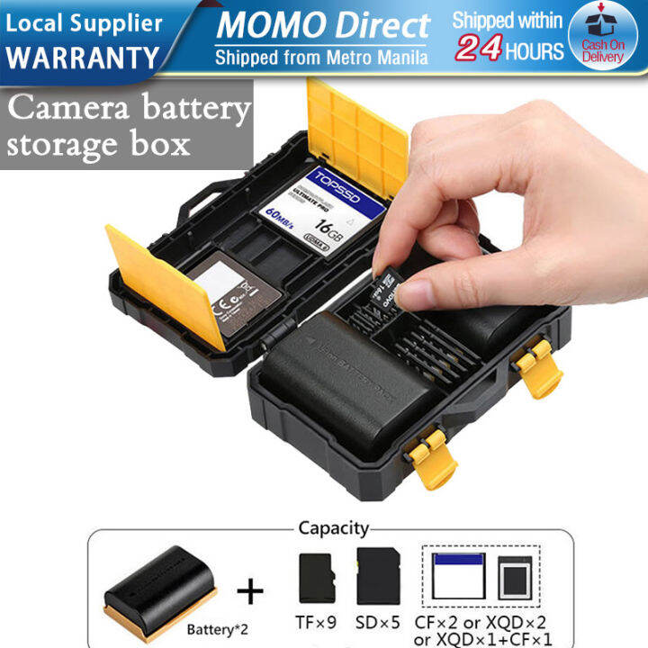 Camera Battery Protective Box SD TF Memory Card Storage Case Waterproof