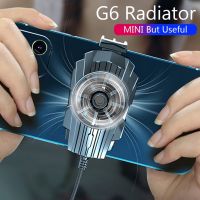 2023 G6 Universal Air-Cooled Refrigeration Artifact Game Cooling Fan Heat Sink Back Clip Live Streaming Mobile Phone Radiator