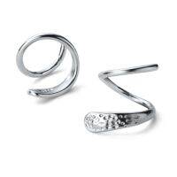 ต่างหูแบบติดหูแฟชั่น s 925 pure silver