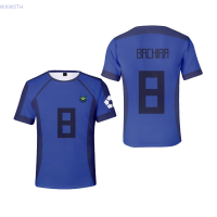 New！T-shirt 2023！with Meguru Bachira City Esperion BLUE LOCK Bachira anime role-playing pattern, male and female 2023. High quality products （Freeprinting of names）