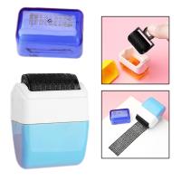 ♘◈ Manual Roller Stamp Anti-Theft Smear Stamp Protection Information Data Identity Address Blocker