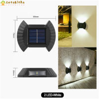 Lebitha โคมไฟพลังงานแสงอาทิตย์กลางแจ้ง Led,โคมไฟติดผนังอัจฉริยะเซ็นเซอร์อัจฉริยะกันน้ำตกแต่งสวนอัตโนมัติ4ชิ้น