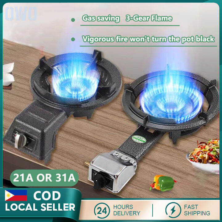 21A31A Cast Iron Gas Stove Heavy Duty Single Burner Automatic Ignition