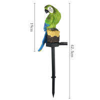 LED solar porch light Parrot Outdoor Decor Waterproof Garden Stake Light Lawn Ornament Waterproof Lamp Unique Christmas Lights