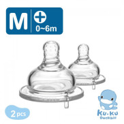 ty thay siêu mềm bình sữa cổ rộng size m l xl KUKU ku5276a ku5277a ku5278a