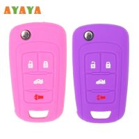 hgjmgkkk Silicone Car Key Case Cover For Buick Lacrosse Regal Verano GL8 For Opel Vauxhall Remote Protector Skin Shell Fob Accessories