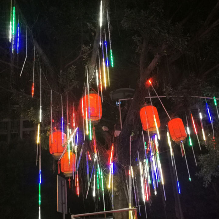 christmas-festoon-lights-meteor-shower-led-fairy-garland-light-string-30cm-50cm-8-tube-waterproof-garden-holiday-decoration