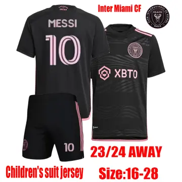 Men's | Messi #10 Inter Miami FC 2023/24 Home Futbol Sports Soccer Jersey &  Short Pink