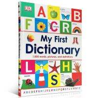 DK My First Dictionary พจนานุกรมสำหรับเด็ก,ปกแข็งเปิดเพื่อปลูกฝังความสามารถในการเรียนรู้ภาษาอังกฤษสำหรับเด็ก