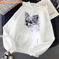 เสื้อกันหนาวมีฮู้ดสำหรับผู้หญิงแจ็คเก็ตมีฮู้ดสำหรับผู้ชาย Schnauzer/Seymour/ยอร์กเชียร์เทอร์เรียร์/Chihuahua เสื้อฮู้ดพิมพ์ลายหมวกผู้หญิงเสื้อกันหนาวคนรักสุนัขเสื้อวอร์มฮาราจูกุ Femme