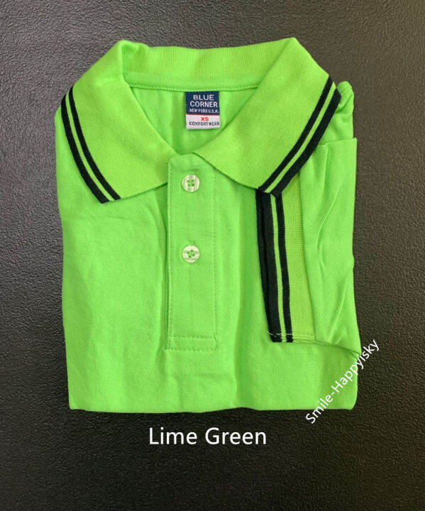 Blue Corner Men's Lining Polo Shirt Style No.1 Lime Green Lazada PH