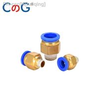 5/10PCS PC Pneumatic Fitting Air Quick Connecors Fitttings PC4-M5 PC4-01 1/8 1/4 3/8 1/2 Male Thread Hose Quick Couplings