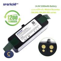 ?แบตเตอรี่ เครื่องดูดฝุ่น IROBOT Battery Li-ion 5200mAh Roomba 500 600 700 800 900 series *อายุนานกว่าและทนกว่าแบบ Ni-MH