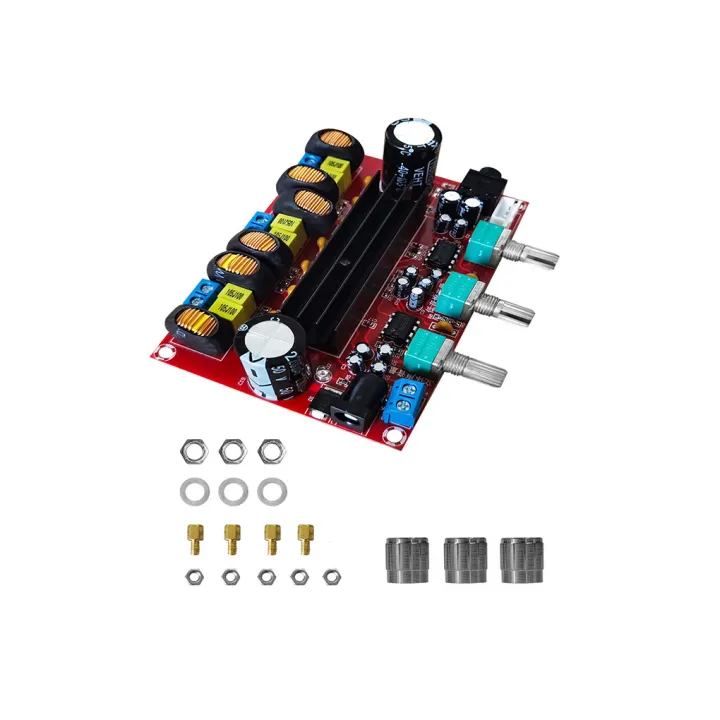 Papan Amplifier Digital PCB, Dapat Dilepas 2.1 Saluran Speaker Rumah