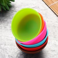 【CW】 New Anti Drop Silicone Facial Bowl Mixing Measuring Sauce Seasoning Gadgets