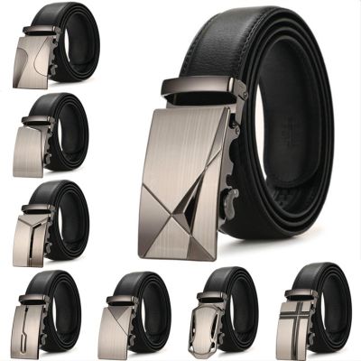 Selling Men Belt Fashion Pu Alloy Automatic Buckle Belt Business Affairs Casual Decoration Belt Mens Belts Luxury Brand