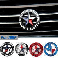 1PC Modified Car Grille ตกแต่งรถ Trunk Tail Emblem รถด้านหน้า Center Badge อุปกรณ์เสริมสำหรับ Jeep Grand Cherokee Renegade Patriot Liberty Wrangler เข็มทิศ