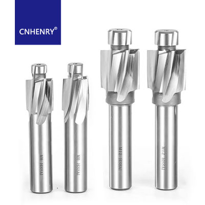 1PC HSS Counterbore End Mill M3-M16 Pilot Slotting เครื่องมือ Milling Cutter Countersink End Mills เจาะรู