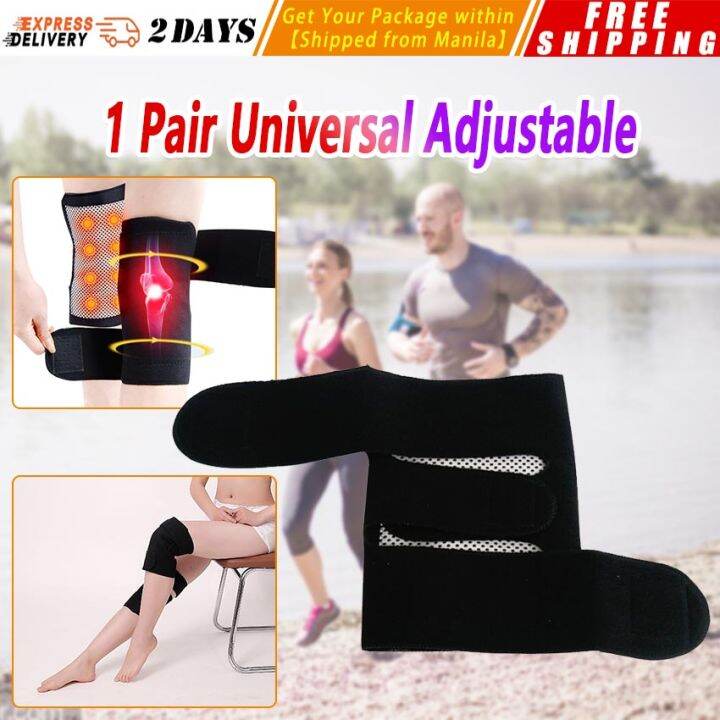 【1 Pair Universal Adjustable】Tourmaline Self Heating Knee pads Support
