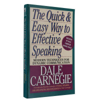 Language breakthrough English original the quick and easy way to effective speaking Carnegie Speech Guide to improve expression ability small portable book paperback