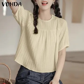 Blouse With Puff Sleeve - Best Price in Singapore - Sep 2023 