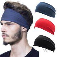 【hot sale】▬○ C04 Women Men Workout HeadbandWide Sports SweatbandStretchy Wicking Hairband for Running Yoga Fitness