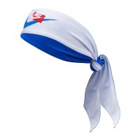 Nike ผ้าคาดศีรษะ Dri-FIT Head Tie 2.0 Reversible Printed | White/Game Royal/White ( N.000.0245.963 )