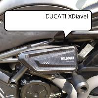 สำหรับ Ducati Xdiavel กระเป๋าด้านข้างแพคเกจด้านขวาเปลือกแข็งสามเหลี่ยมแพคเกจด้านข้างกระเป๋าเดินทางแบบถือด้านข้าง