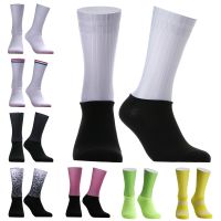 【YD】 Anti Silicone Seamless Aero Socks New Breathable Cycling Men Road Calcetines Ciclismo