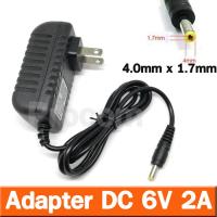 อะแดปเตอร์ (Adapter) แปลงไฟ AC (100V-240V) To DC 6V 2A ( 2000ma ) หัวขนาด 4.0mm x 1.7mm ( 6V 2A AC 100V-240V Converter Switching power adapter US Plug DC 4.0mm x 1.7mm )