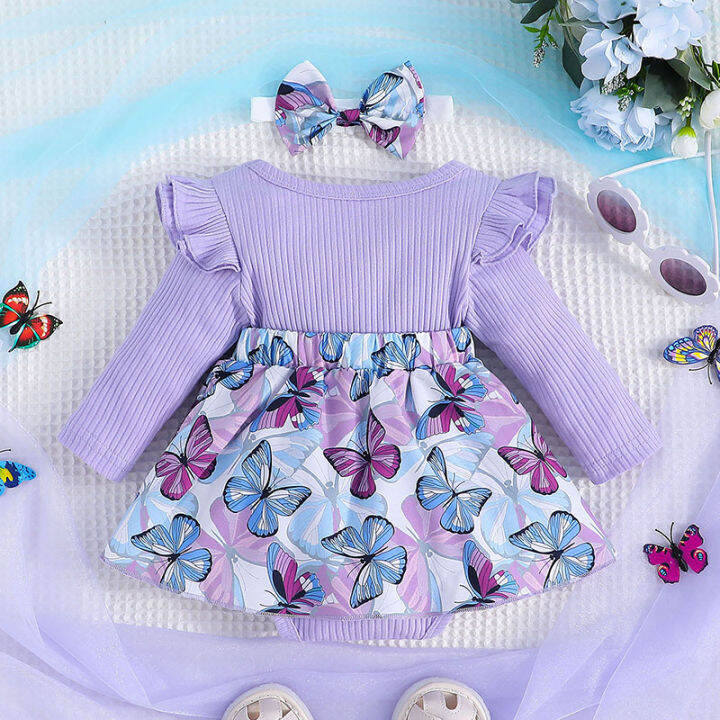 Butterfly clearance romper dress