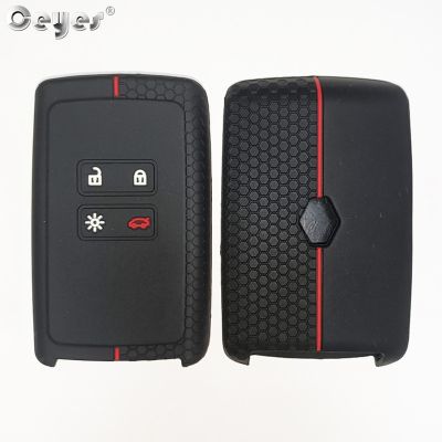 }{: -- “Ceyes ฝากุญแจรถซิลิโคนสำหรับ Renault Megane 3 4 Kaddjar Captur Koleos Espace Clio Scenic 4 Arkana Smart Remote Protect เคส