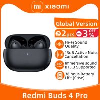 Redmi Buds 4 Pro TWS หูฟังบลูทูธ5.3 Active ตัดเสียงรบกวน3 Mic หูฟังไร้สาย36ชั่วโมงสำหรับ12S