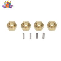 SS【ready stock】Brass 7mm Wheel Hex 3mm Extended Adapter Upgrade Accessories For 1/24 Rc Crawler Axial Scx24 90081 Axi00002 Parts