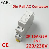 Gpct1 2nc 25a 2P 16a 220V/230V 50/60Hz ราง Din บ้าน Ac คอนแทคเตอร์สองสำหรับบ้านโรงแรมปิดปกติ