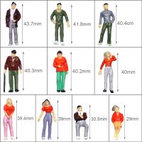 Hot Selling 50Pcs Model Trains 1:43 Scale Painted Figures O Scale Standing Seated People P43