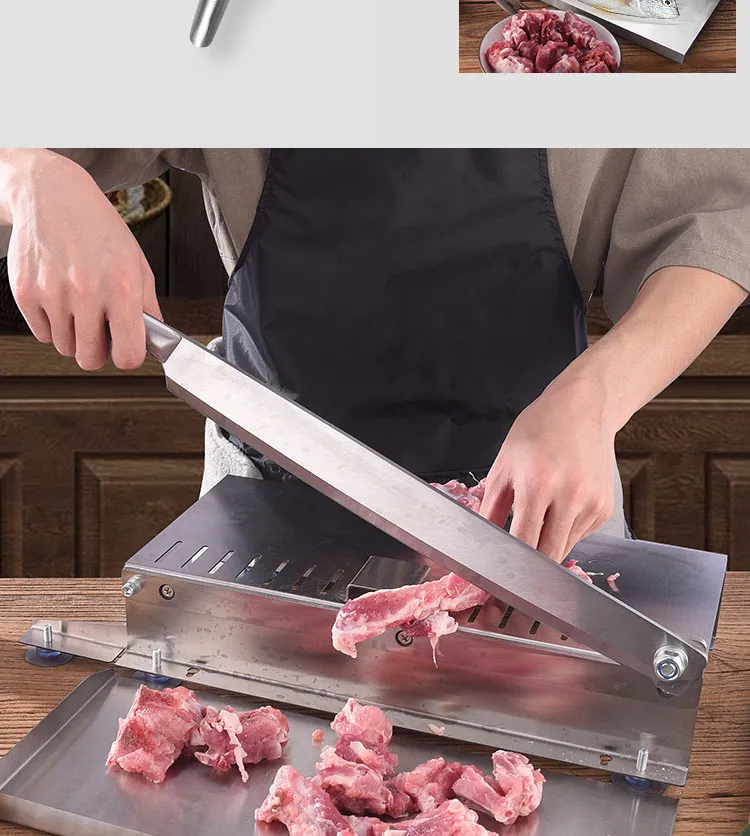 Commercial Frozen Meat Slicer Bone Cutting Machine Minced Lamb Chicken  Cutter