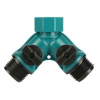 1pcs Female 3/4 To 3/4" Male 2-Way Tap Garden Tap Y Water Splitter Garden Irrigation Tube Splitter Watering Accessories Valves