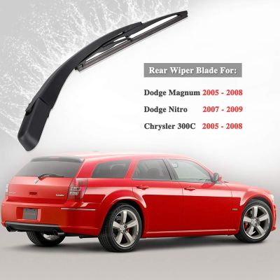 Rear Window Wiper Blade &amp; Windshield Wipers Arm for Dodge Magnum 2005-2008,Dodge Nitro 2007-2009,Chrysler 300C 2005 -2008 5140654AA