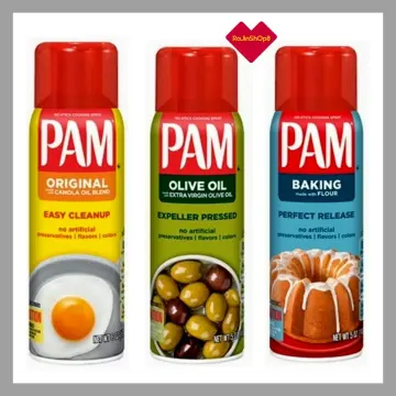 Pam Cooking Spray, Organic, Extra Virgin Olive Oil, No-Stick 5 Oz