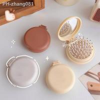 Portable Children Girl Hair Brush Mini Foldable Head Massager Cartoon Air Bag Hair Comb Anti Static Styling Accessories