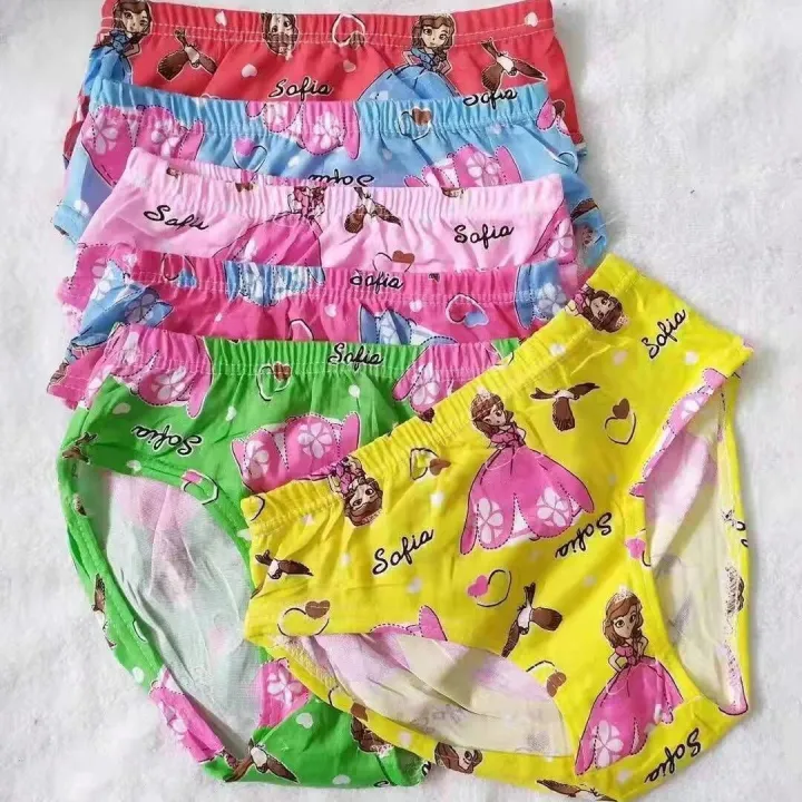 （0059）Panty for girl kids 3-5years old 12pcs /pack | Lazada PH