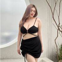 Plus size ชุดว่ายสาวอวบ ชุดเซ็ท 2 ชิ้น รุ่นนิ๊กโก๊ะ nk