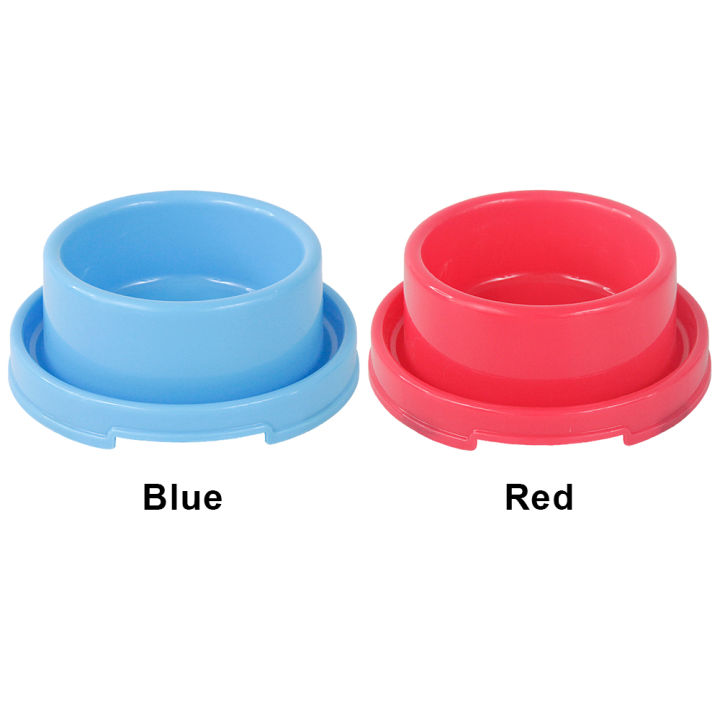 2pcs-anti-skid-pp-cat-easy-to-clean-practical-convenient-ants-away-puppies-colorful-round-portable-wear-resistant-ultra-light-no-spill-long-lasting-sturdy-odorless-dog-bowls