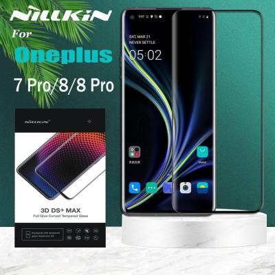 for OnePlus 8 Pro Tempered Glass Oneplus 7 Pro Glass Screen Protector Nillkin 3D Full Coverage 9D Edge Safety Glass on Oneplus 8