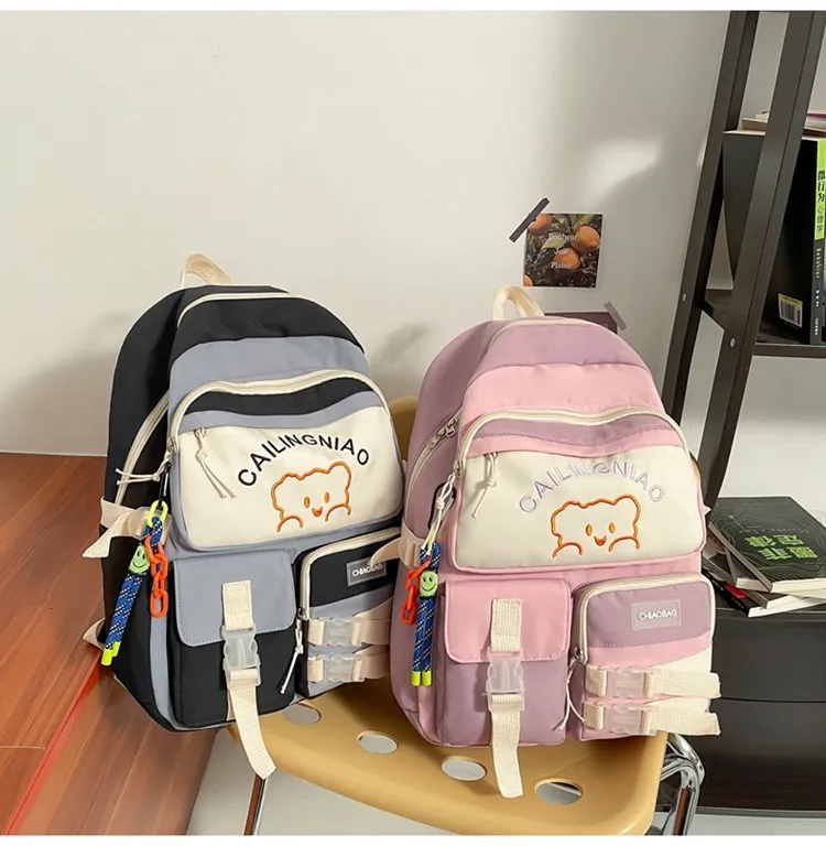 NEW korean bag UNISEX large capacity travel shoulder school bag