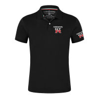 （all in stock）  2022 Nissan GTR Brand Mens Short Sleeve Polo Print Custom Cool and Comfortable Lapel Collar Casual Slim Shirt High Quality Top