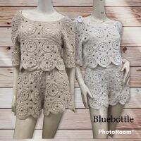 Leko crochet set เสื้อโคเช พร้อมกางเกงขาสั้น มีหลายแบบ