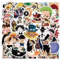 สติกเกอร์อะนิเมะเรื่องวันพีช10/30/48/99ชิ้นสติกเกอร์ Luffy Nami แล็ปท็อปสเก็ตบอร์ดกระเป๋ารถจักรยานยนต์โทรศัพท์ในรถยนต์เด็ก Toy454364gdesg การ์ตูน